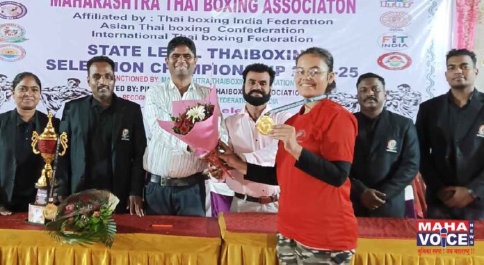 Kalyani won Gold Medal in Thai Boxing Tournament