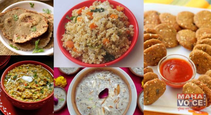 Recipes using Pearl millets